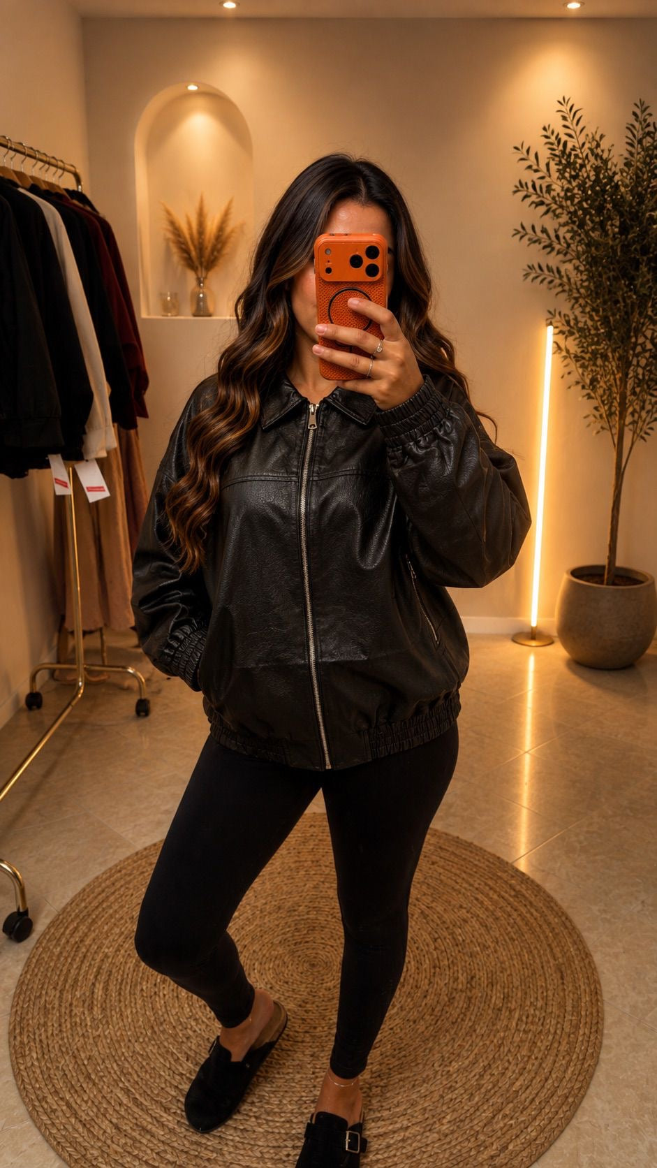 Veste en cuir