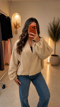 Manteau cache cœur