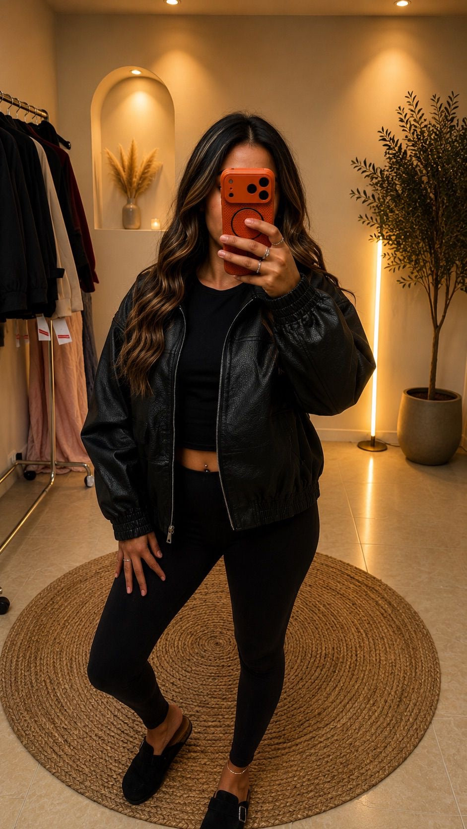 Veste en cuir