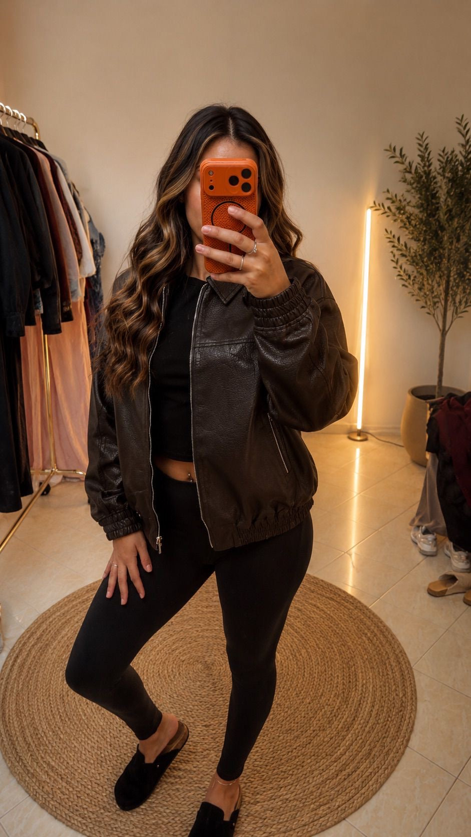 Veste en cuir